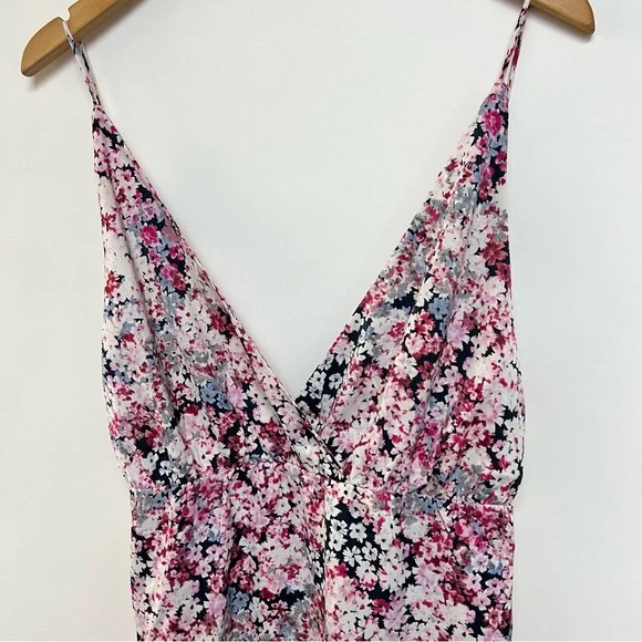 Michael Costello Pink Floral Midi Dress - Picture 4 of 10